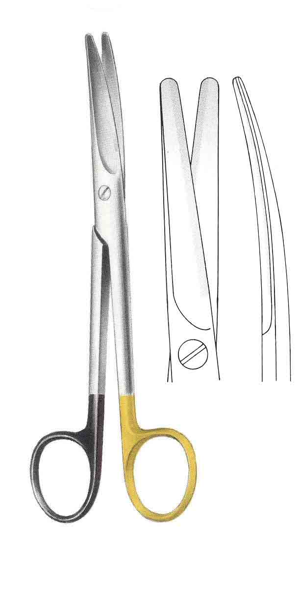 LİGATURE ALTIN SAPLI MAKAS 14CM